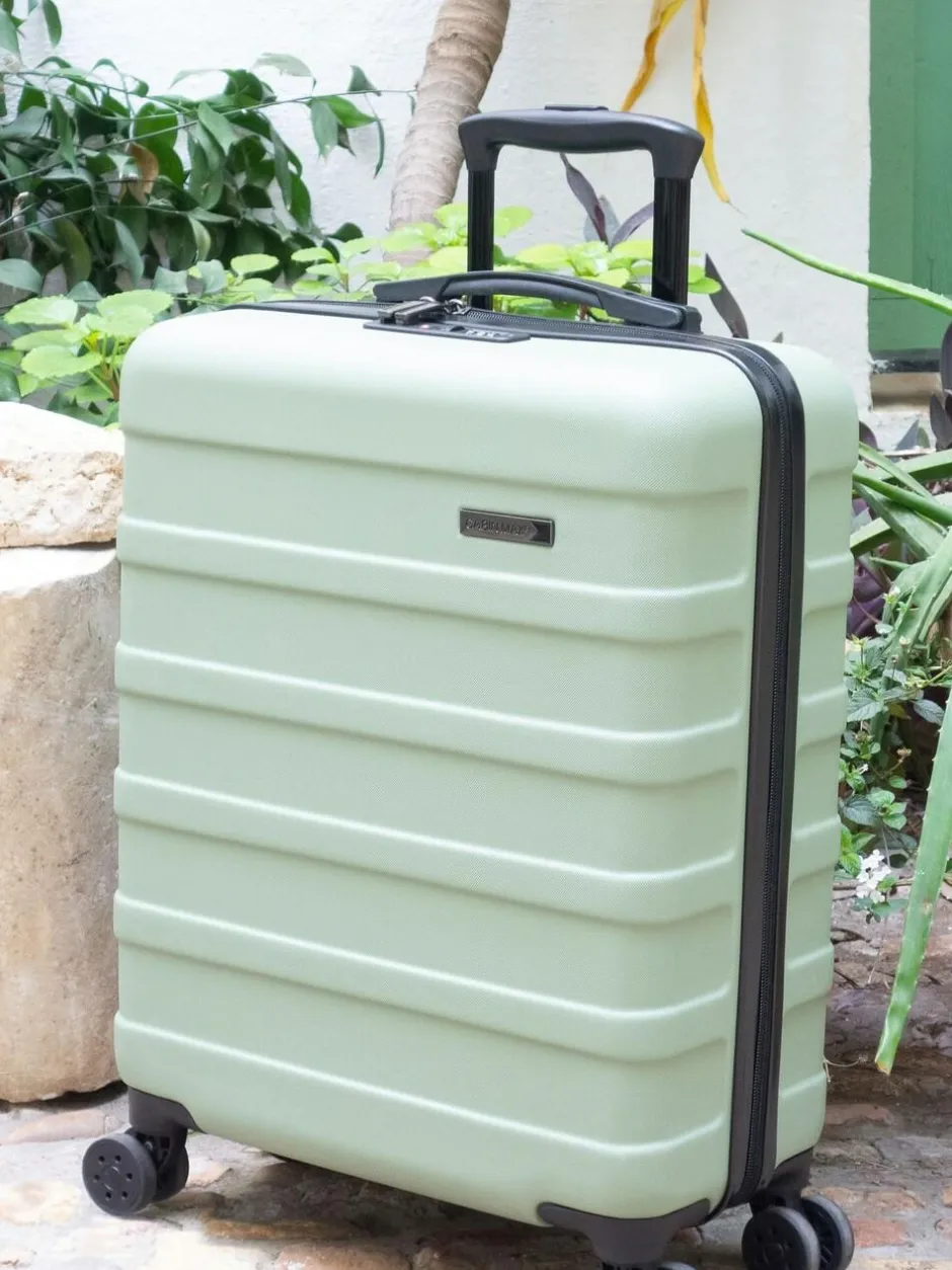 Cabin Max Bodo Green Anode 40L ABS Cabin Carry On Hand 55x40x20cm Luggage Outlet