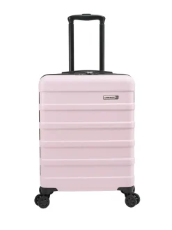 Cabin Max Pale Pink Anode 40L ABS Cabin Carry On Hand 55x40x20cm Luggage Discount