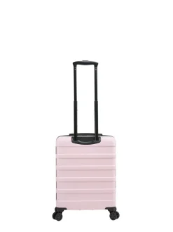 Cabin Max Pale Pink Anode 40L ABS Cabin Carry On Hand 55x40x20cm Luggage Discount