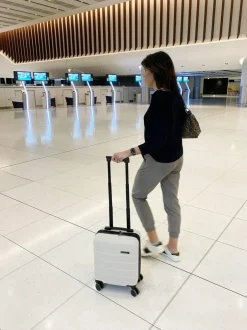 Cabin Max White Anode 30L Underseat Hand Luggage Cabin Case for EasyJet 45x36x20cm Online