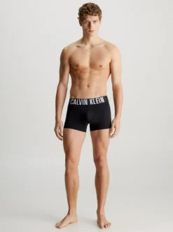 Calvin Klein Black 3 Pack Trunks Intense Power Micro Online