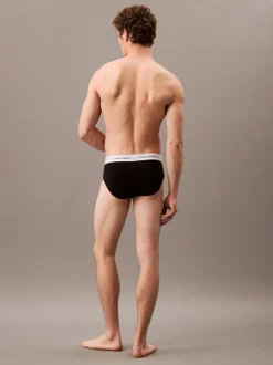 Calvin Klein 3 Pack Briefs - Icon Cotton Stretch Black