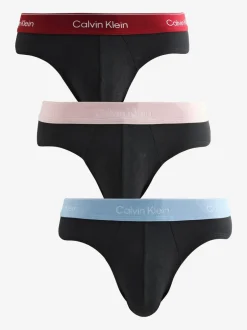 Calvin Klein Black Blue/Black Red/Black Pink Icon Cotton Stretch Boxers 3 Pack New