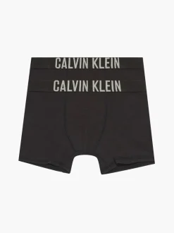Calvin Klein Intense Power Boys Trunks 2 Pack Black Clearance