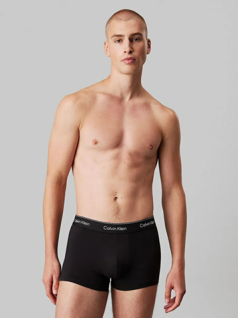 Calvin Klein 5 Pack Icon Cotton Stretch Boxer Trunks 5 Pack Black Tonal Online