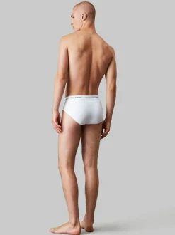 Calvin Klein 3 Pack Briefs - Icon Cotton Stretch Black/White/Grey