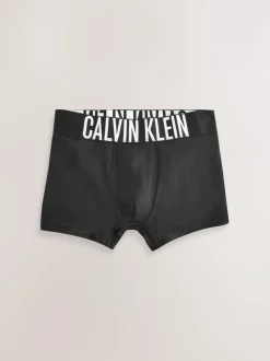 Calvin Klein 3 Pack Boys Trunks Intense Power Blue Outlet