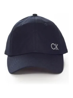 Calvin Klein Golf 100% Cotton Twill Black Caps Blue Sale