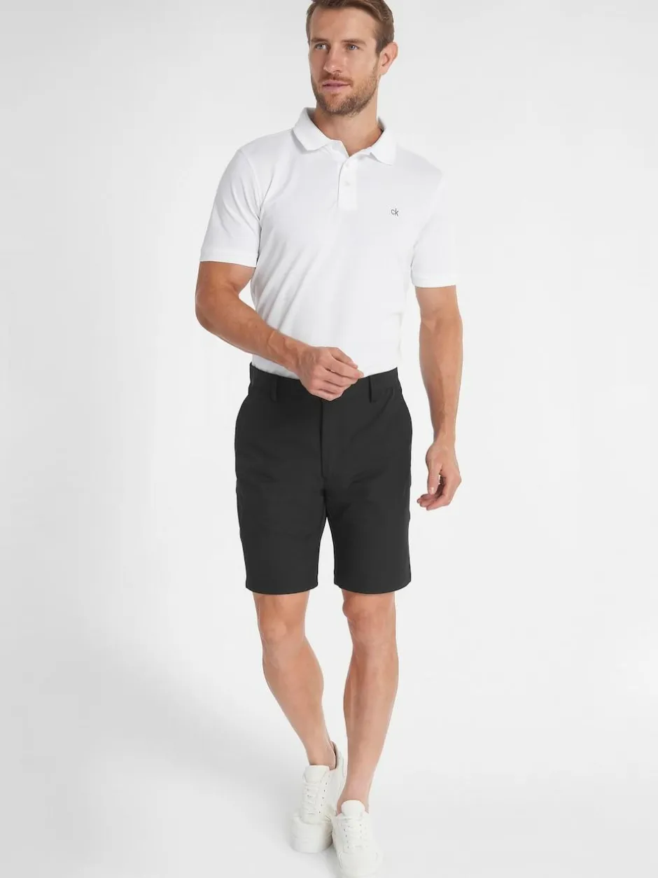 Calvin Klein Golf Bullet Regular Fit Stretch Shorts Black