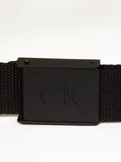 Calvin Klein Golf Monogram Buckle Belt Black Hot