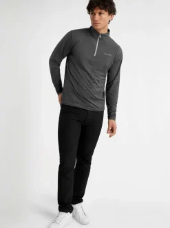 Calvin Klein Golf Newport Quarter Zip Sweatshirt Grey Sale
