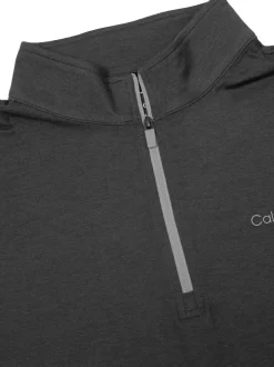 Calvin Klein Golf Newport Quarter Zip Sweatshirt Grey Sale