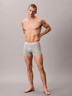 Calvin Klein Heritage Cotton Stretch Boxer Briefs 3 Pack Grey/White/Cream Online