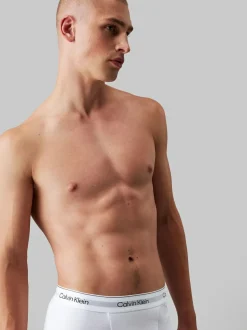 Calvin Klein Icon Cotton Stretch Boxer Trunks 3 Pack White Clearance