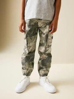 Next Camo Loose Fit Cargo Trousers (3-16yrs) Discount