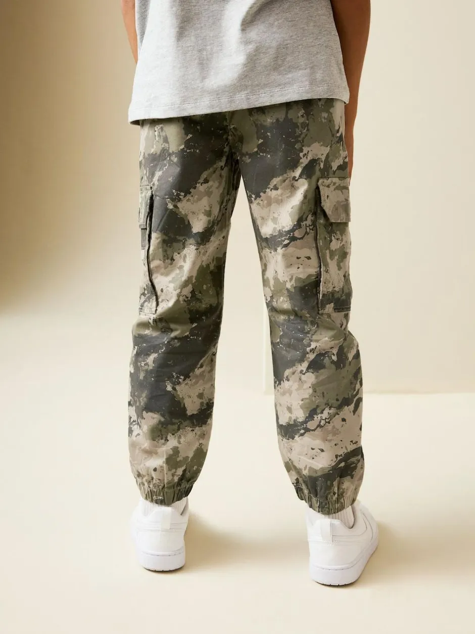 Next Camo Loose Fit Cargo Trousers (3-16yrs) Discount