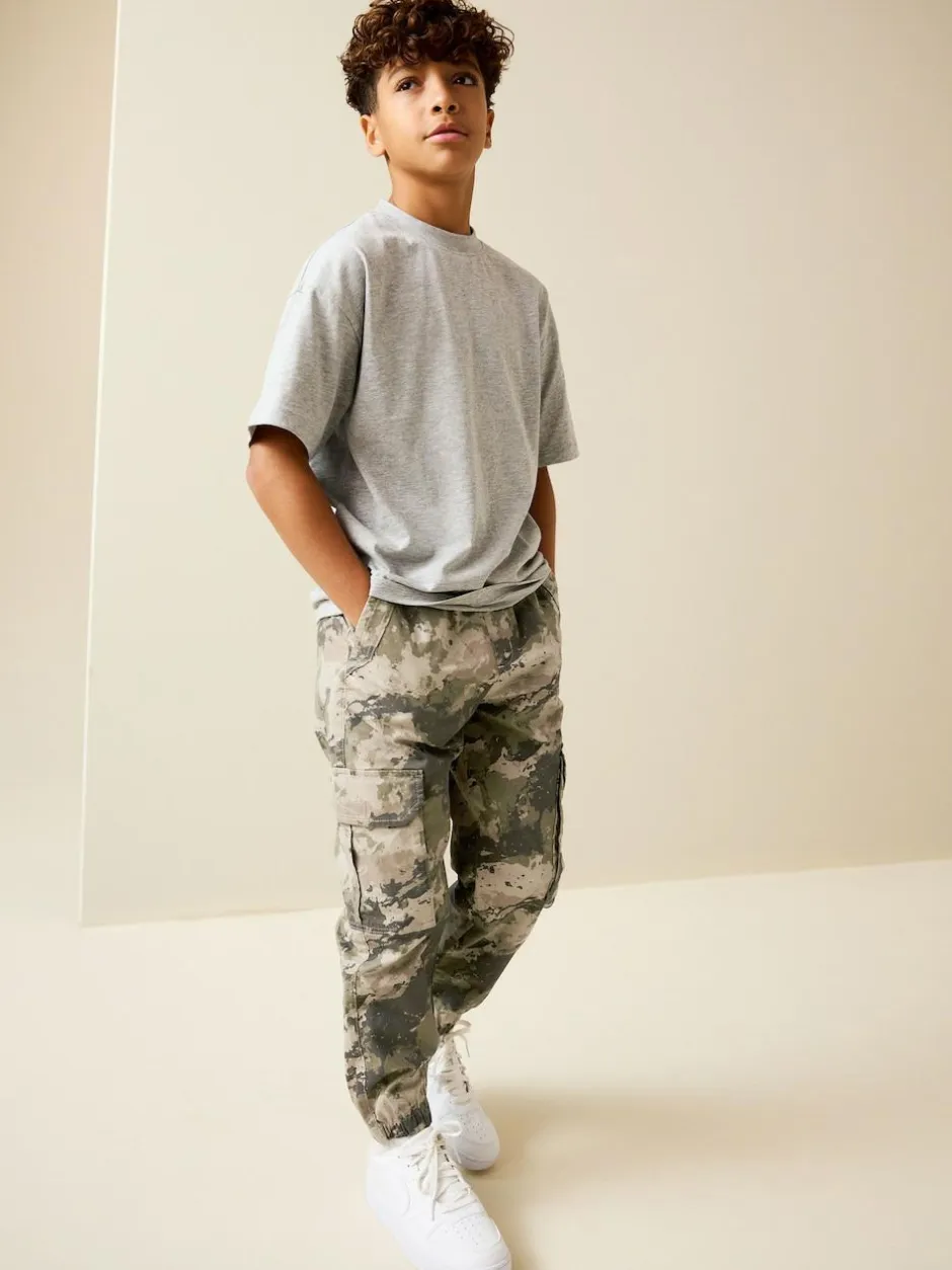 Next Camo Loose Fit Cargo Trousers (3-16yrs) Discount