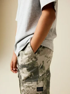 Next Camo Loose Fit Cargo Trousers (3-16yrs) Discount