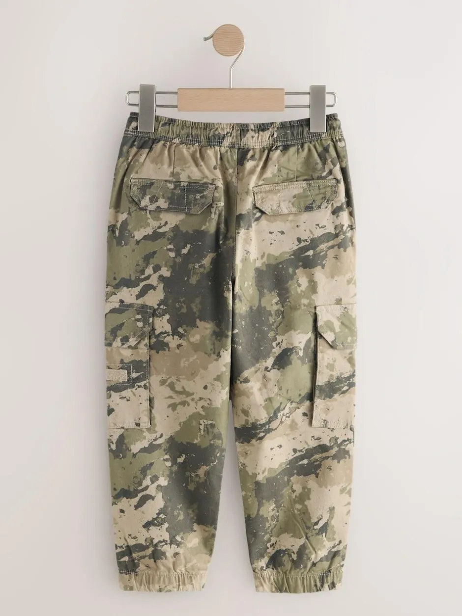 Next Camo Loose Fit Cargo Trousers (3-16yrs) Discount