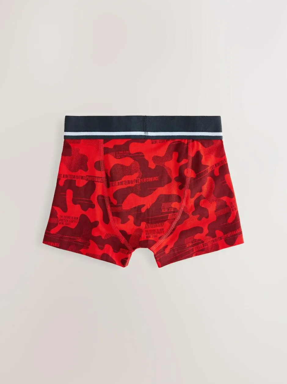 Next Boxers 7 Pack (3-16yrs) Camouflage Print Discount