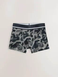 Next Boxers 7 Pack (3-16yrs) Camouflage Print Discount