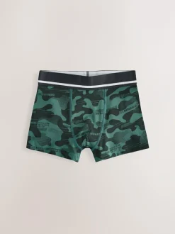Next Boxers 7 Pack (3-16yrs) Camouflage Print Discount