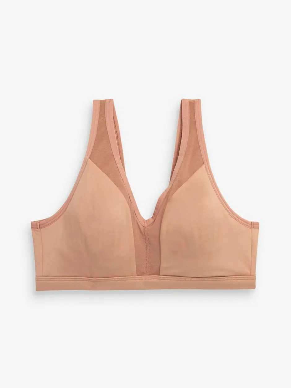 Next B-H Total Support Non Wire Ultimate Comfort Bra Caramel Nude New