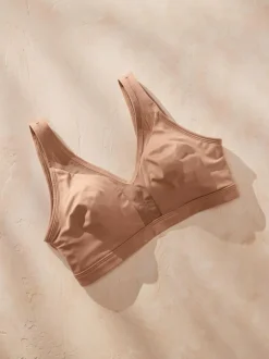 Next B-H Total Support Non Wire Ultimate Comfort Bra Caramel Nude New