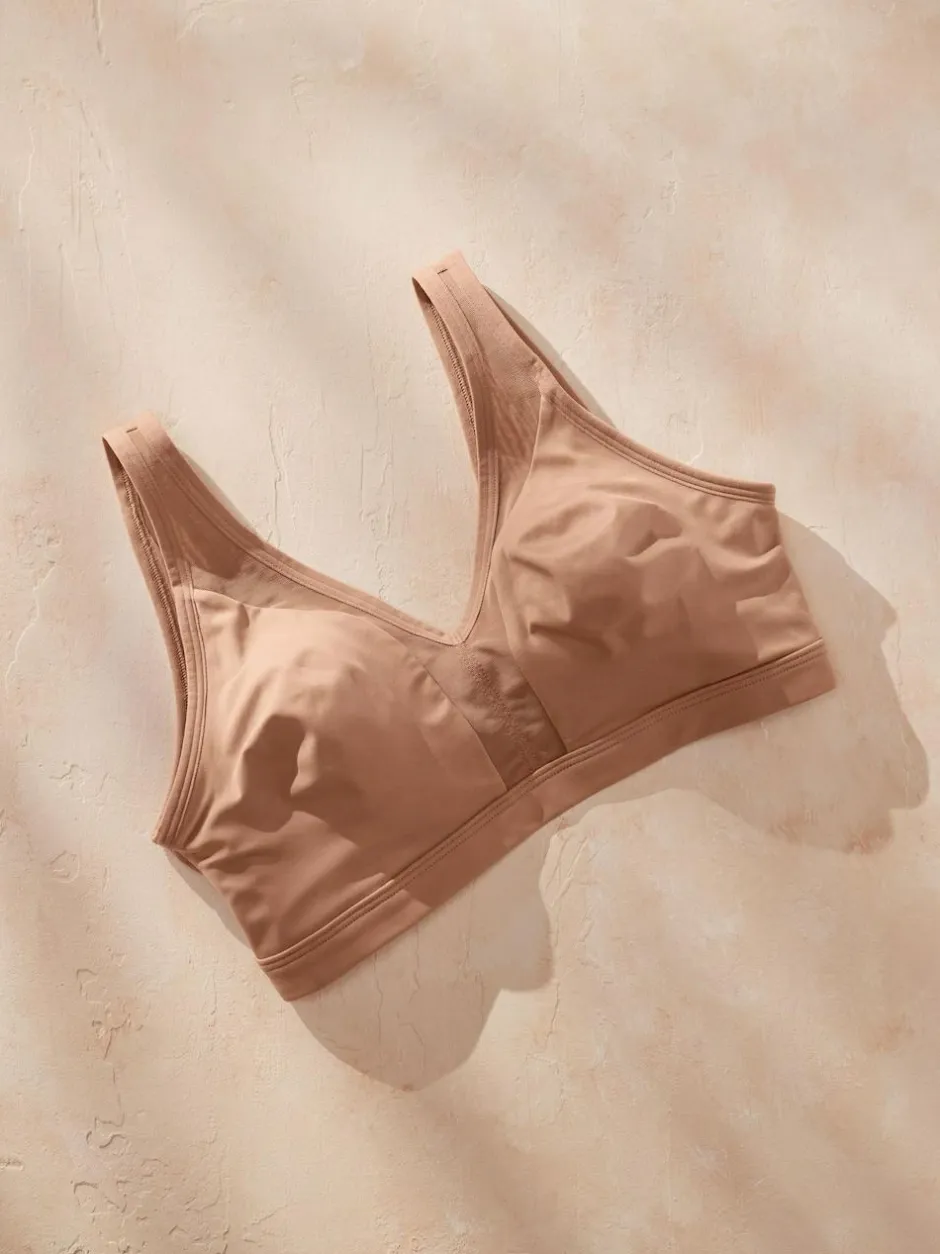 Next B-H Total Support Non Wire Ultimate Comfort Bra Caramel Nude New