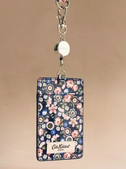 Cath Kidston Navy Queen Ditsy Lanyard Purse New