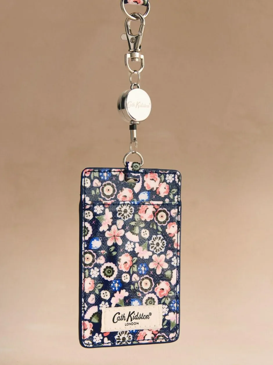 Cath Kidston Navy Queen Ditsy Lanyard Purse New