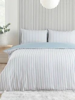 Catherine Lansfield Blue Meadowsweet Floral Reversible Duvet Cover Set Sale