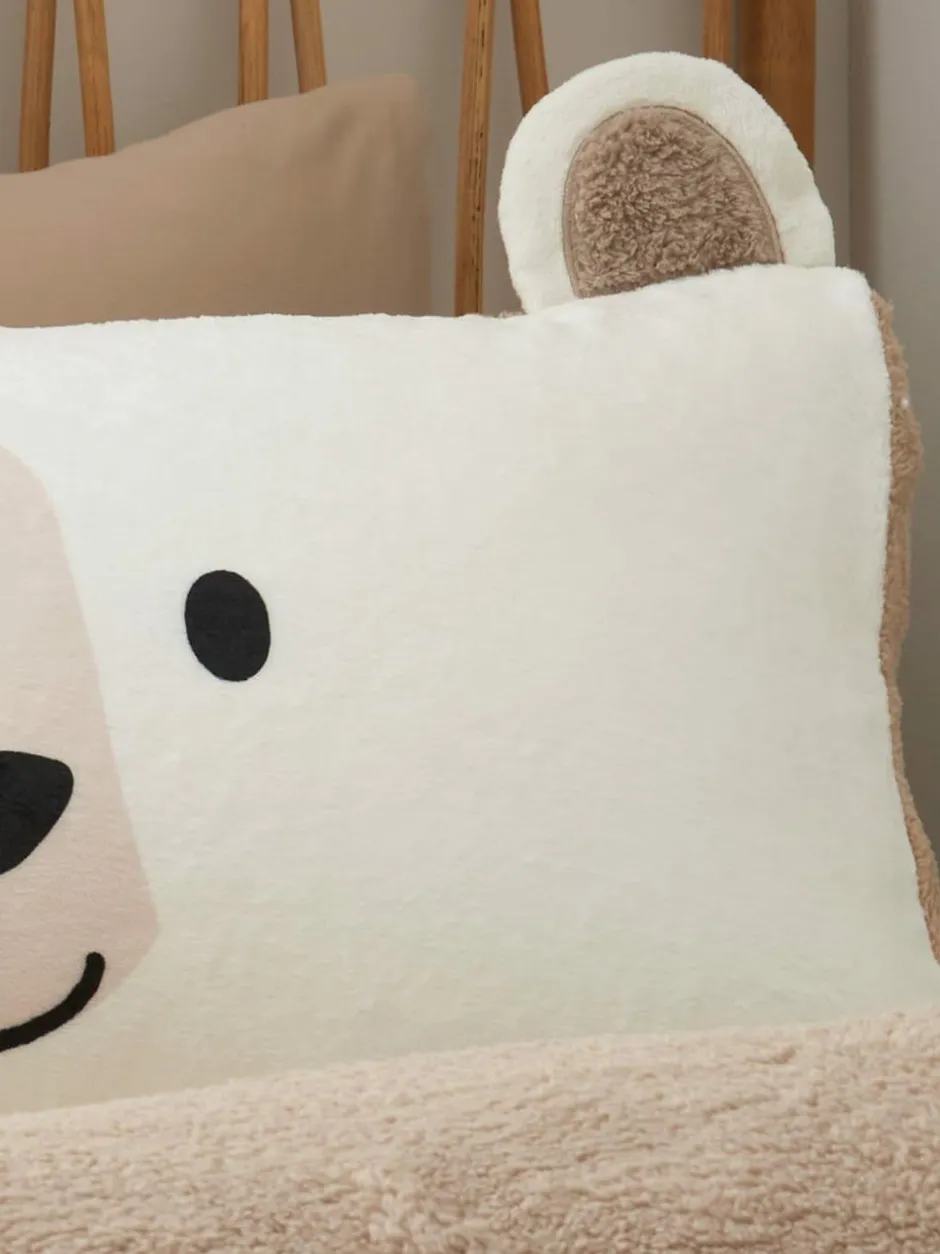 Catherine Lansfield Natural Cosy Bear So Soft Duvet Cover Set Hot