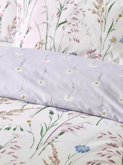 Catherine Lansfield Purple Grasmere Floral Reversible Duvet Cover Set Best