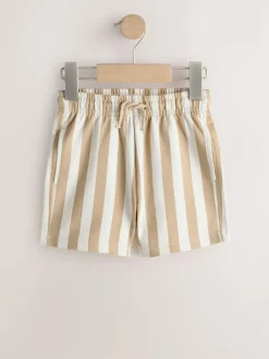 Next Jersey Shorts (3mths-7yrs) Cement/Ecru Stripe Discount