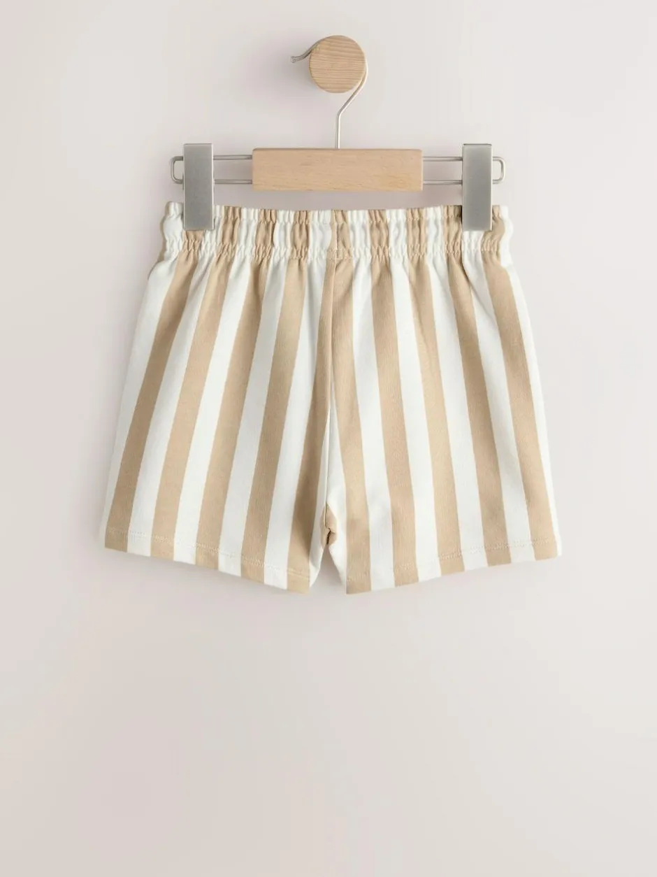 Next Jersey Shorts (3mths-7yrs) Cement/Ecru Stripe Discount