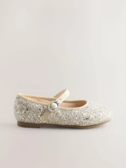 Next Champagne Gold Standard Fit (F) Flower Girl Occasion Mary Jane Shoes Online