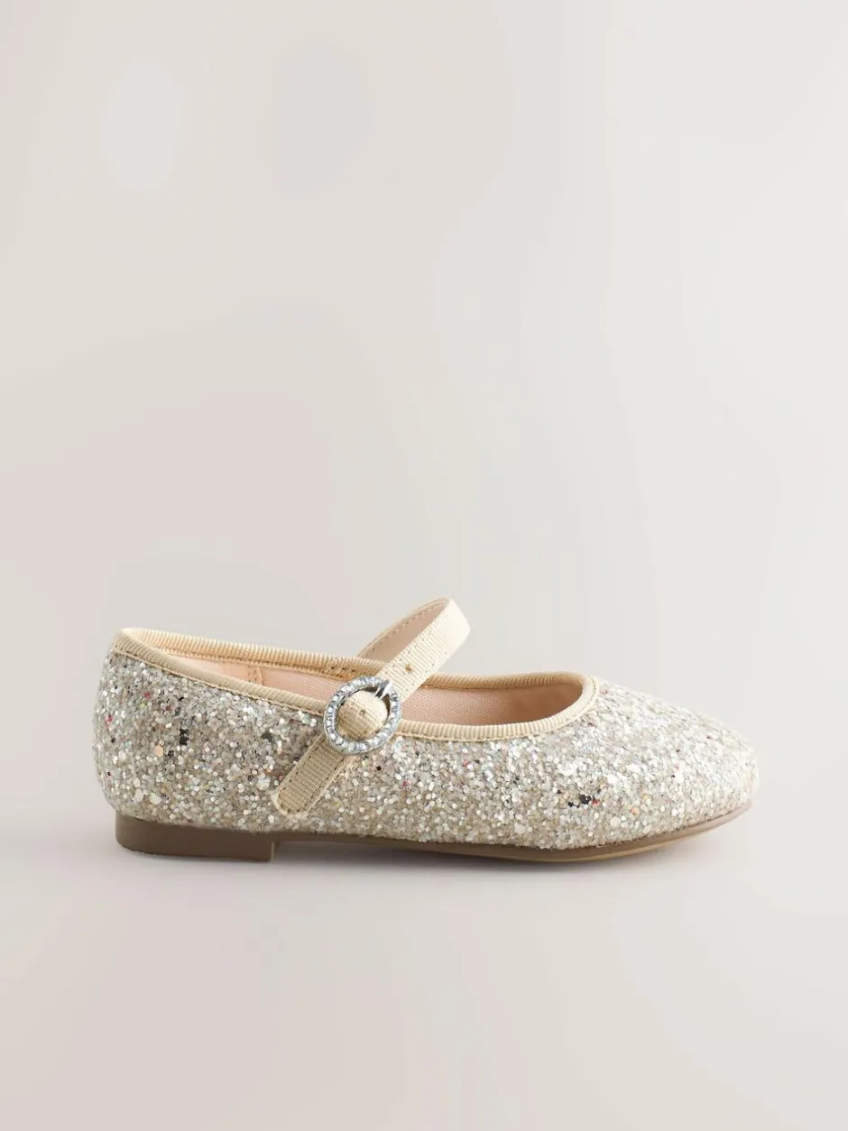 Next Champagne Gold Standard Fit (F) Flower Girl Occasion Mary Jane Shoes Online