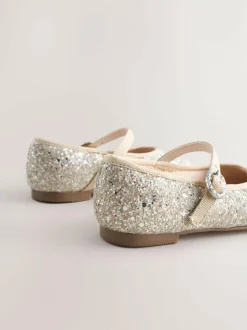 Next Champagne Gold Standard Fit (F) Flower Girl Occasion Mary Jane Shoes Online