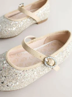 Next Champagne Gold Standard Fit (F) Flower Girl Occasion Mary Jane Shoes Online