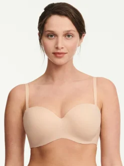 Chantelle Norah Soft Feel Strapless Bra Golden Beige Online