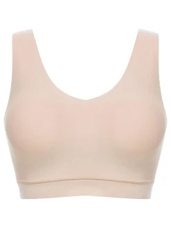 Chantelle Soft Stretch Seamless V-Neck Padded Crop Top Outlet