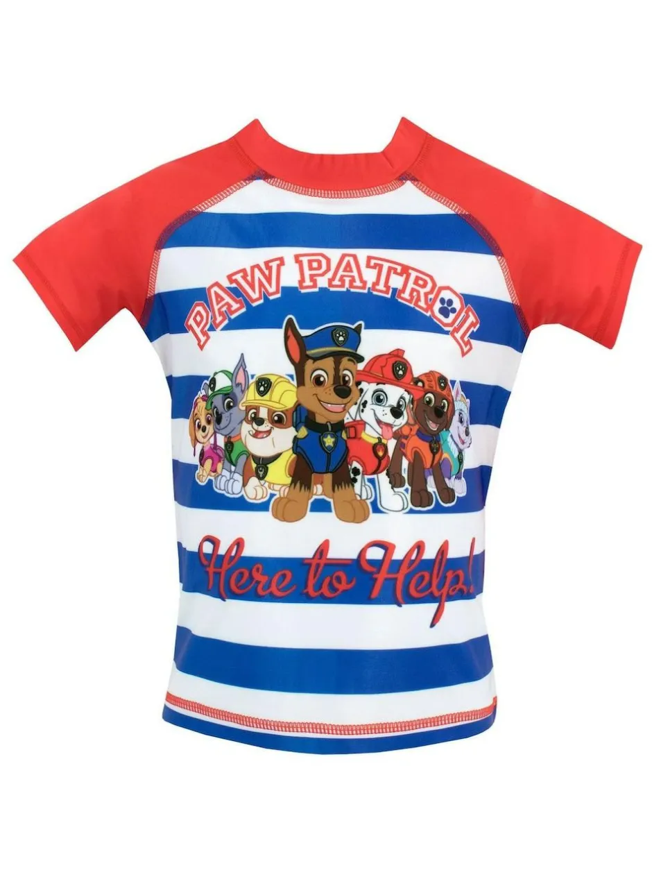 Character Blue White Paw Patrol Swim Set