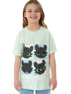 Character Green How To Train Your Dragon Toothless T-Shirt Clearance