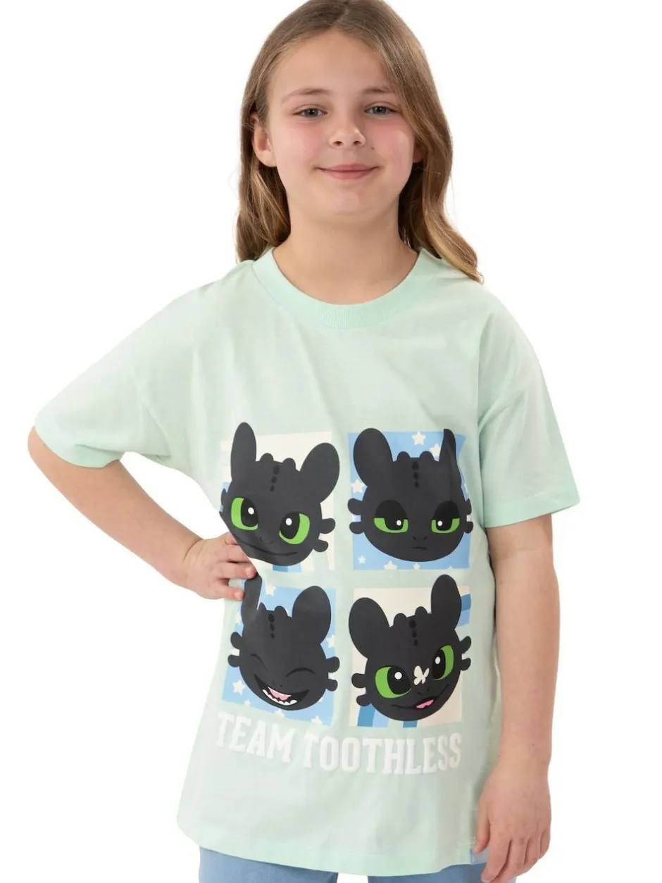 Character Green How To Train Your Dragon Toothless T-Shirt Clearance