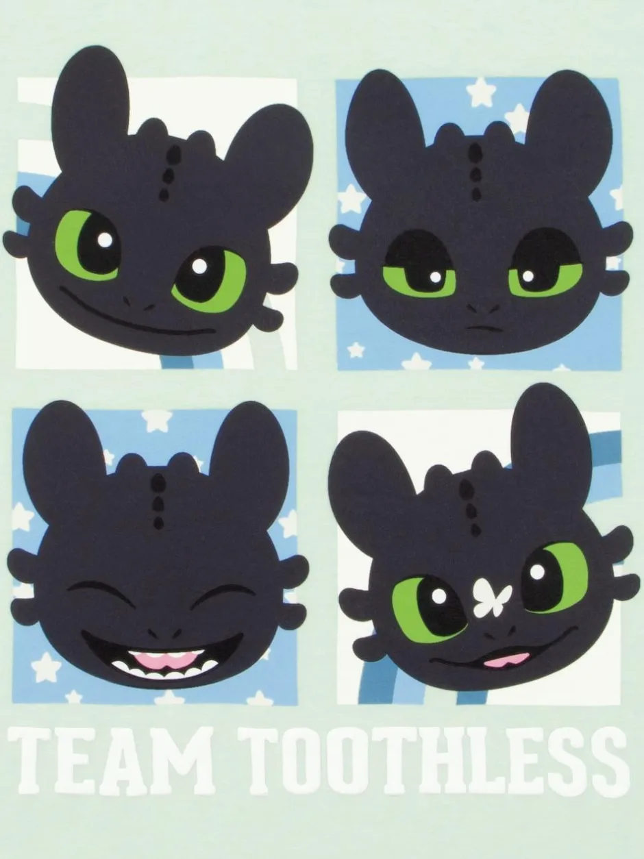Character Green How To Train Your Dragon Toothless T-Shirt Clearance
