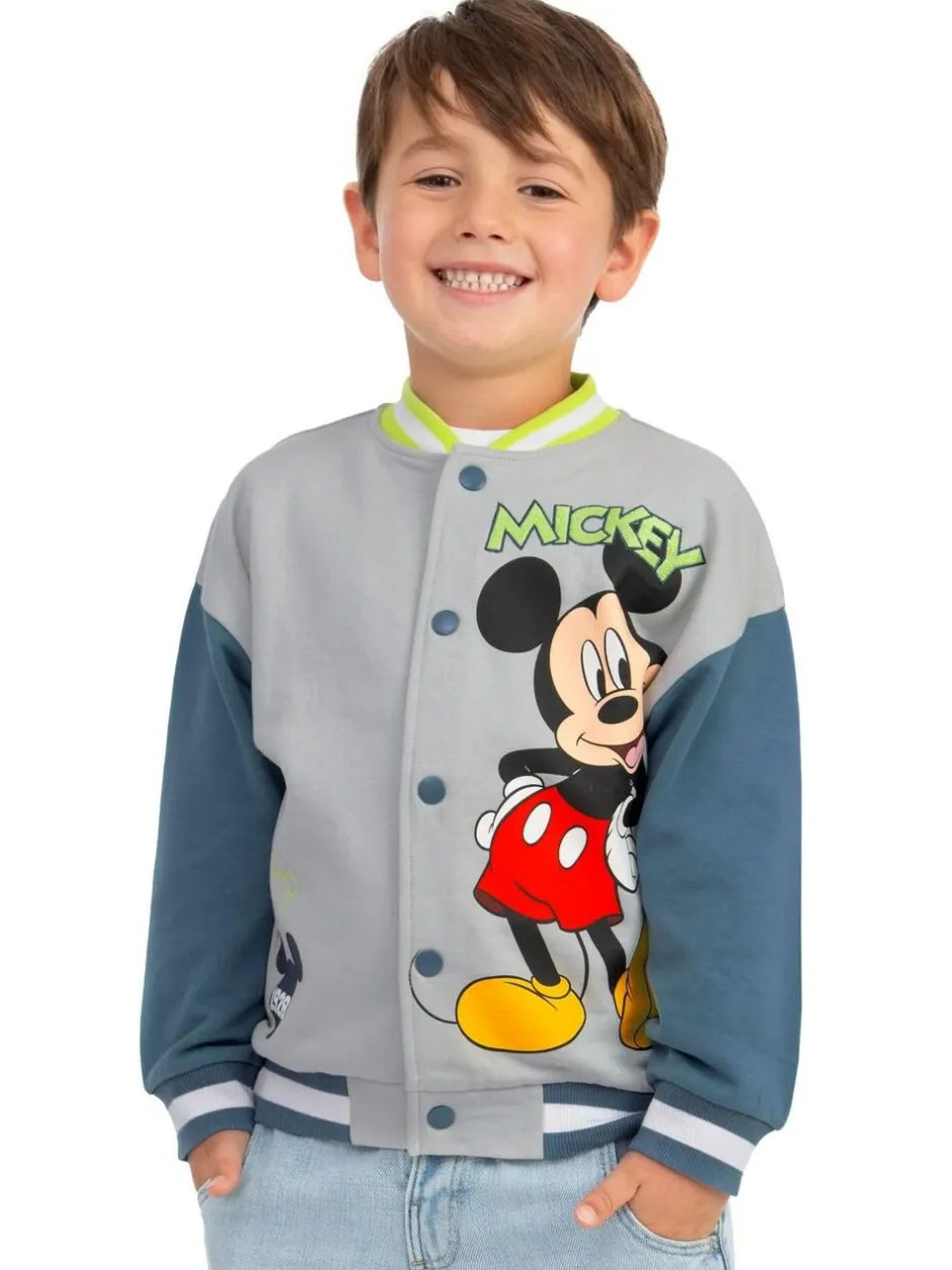 Character Grey Disney Mickey Mouse Bomber Jacket Clearance