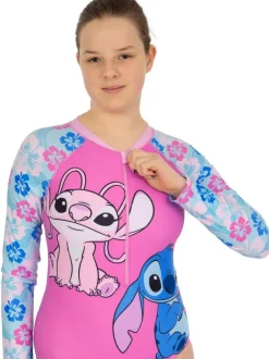 Character Pink Disney Lilo And Stitch & Angel Swimsuit Best