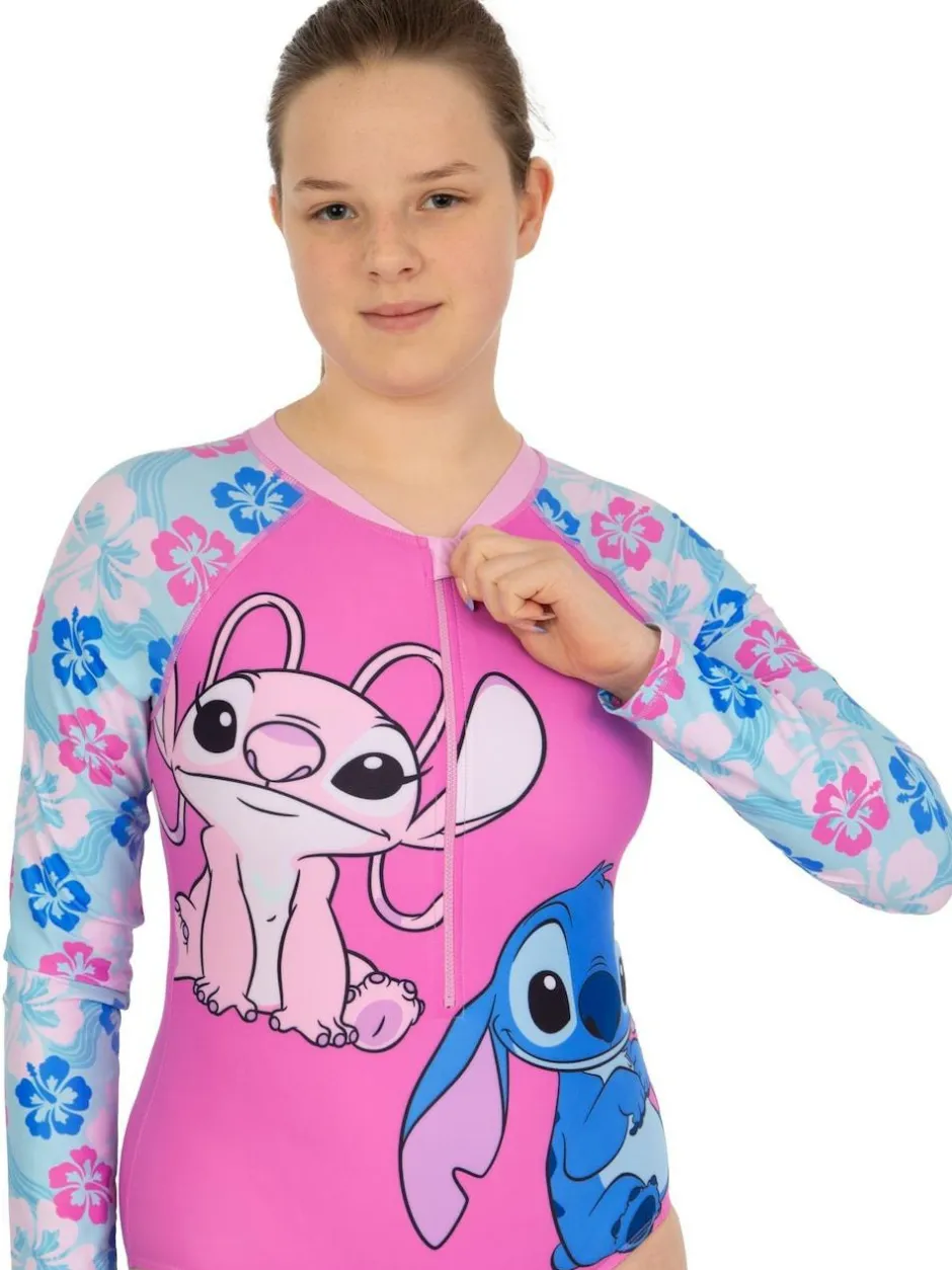 Character Pink Disney Lilo And Stitch & Angel Swimsuit Best