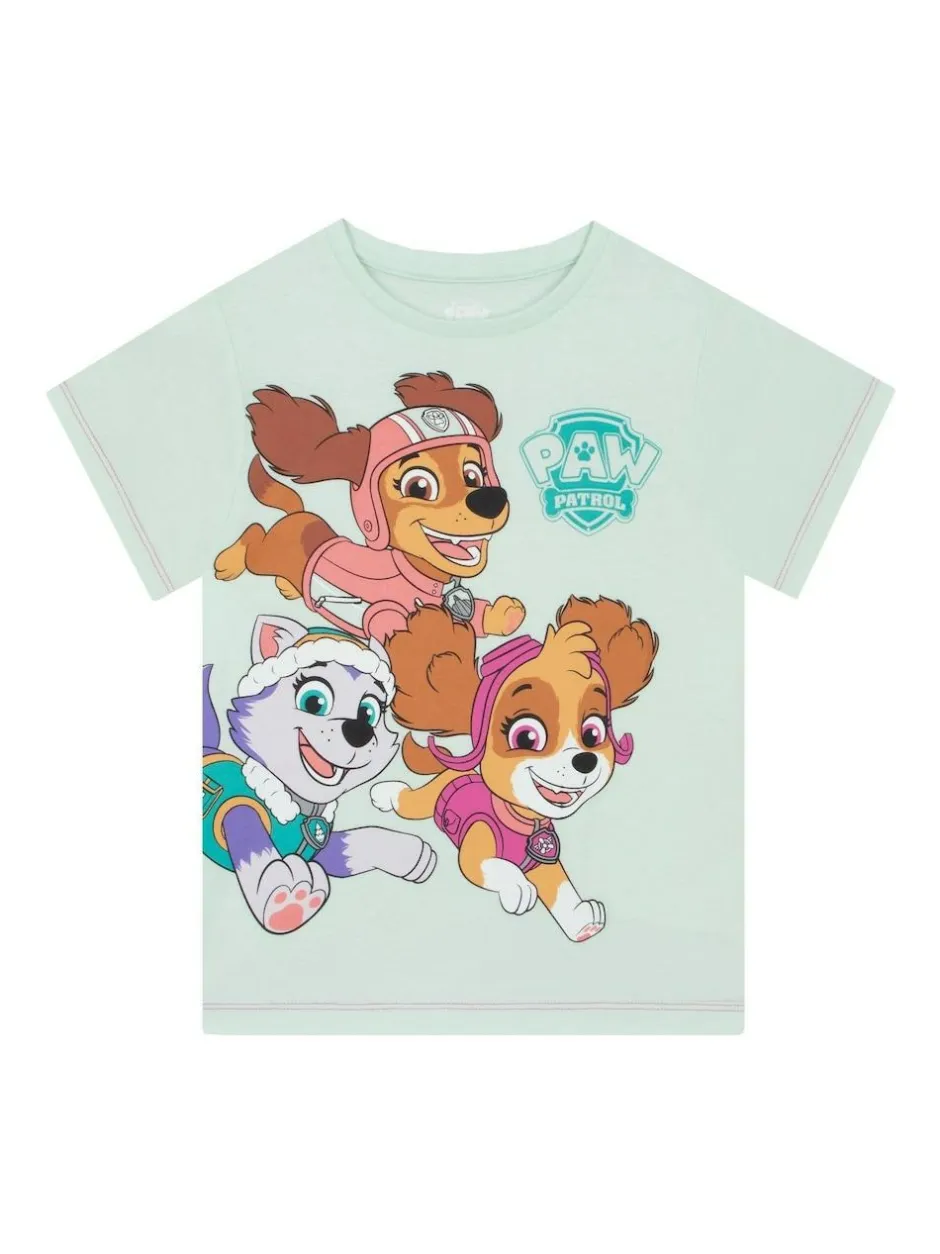 Character Pink Girls PAW Patrol T-Shirts 2 Pack Hot